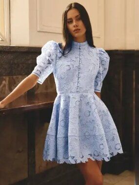 Elliatt | Dresses | Elliatt Monica Floral Halter Mini Dress In Blue And  White | Poshmark